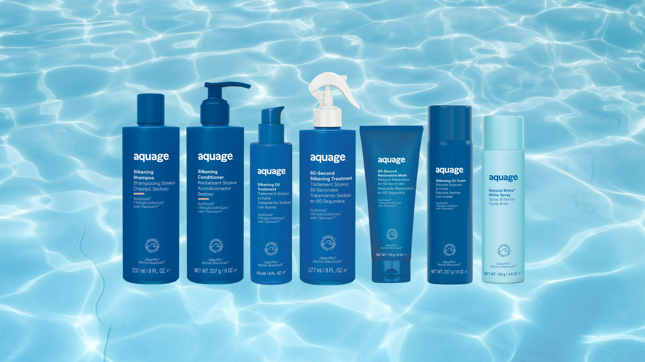 Dive into the Aquage Silkening Collection