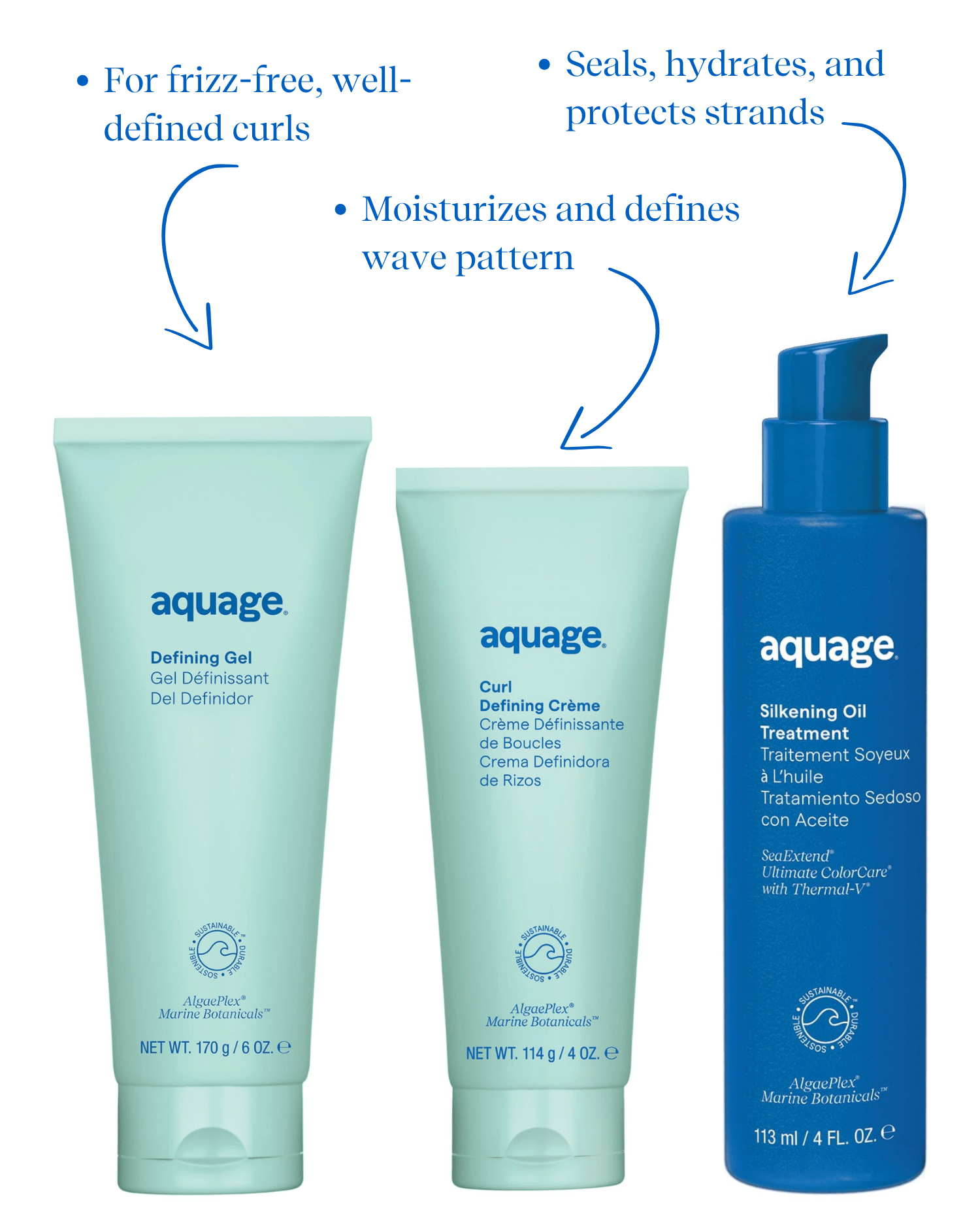 Aquage Hair Care Curly Care Bundle