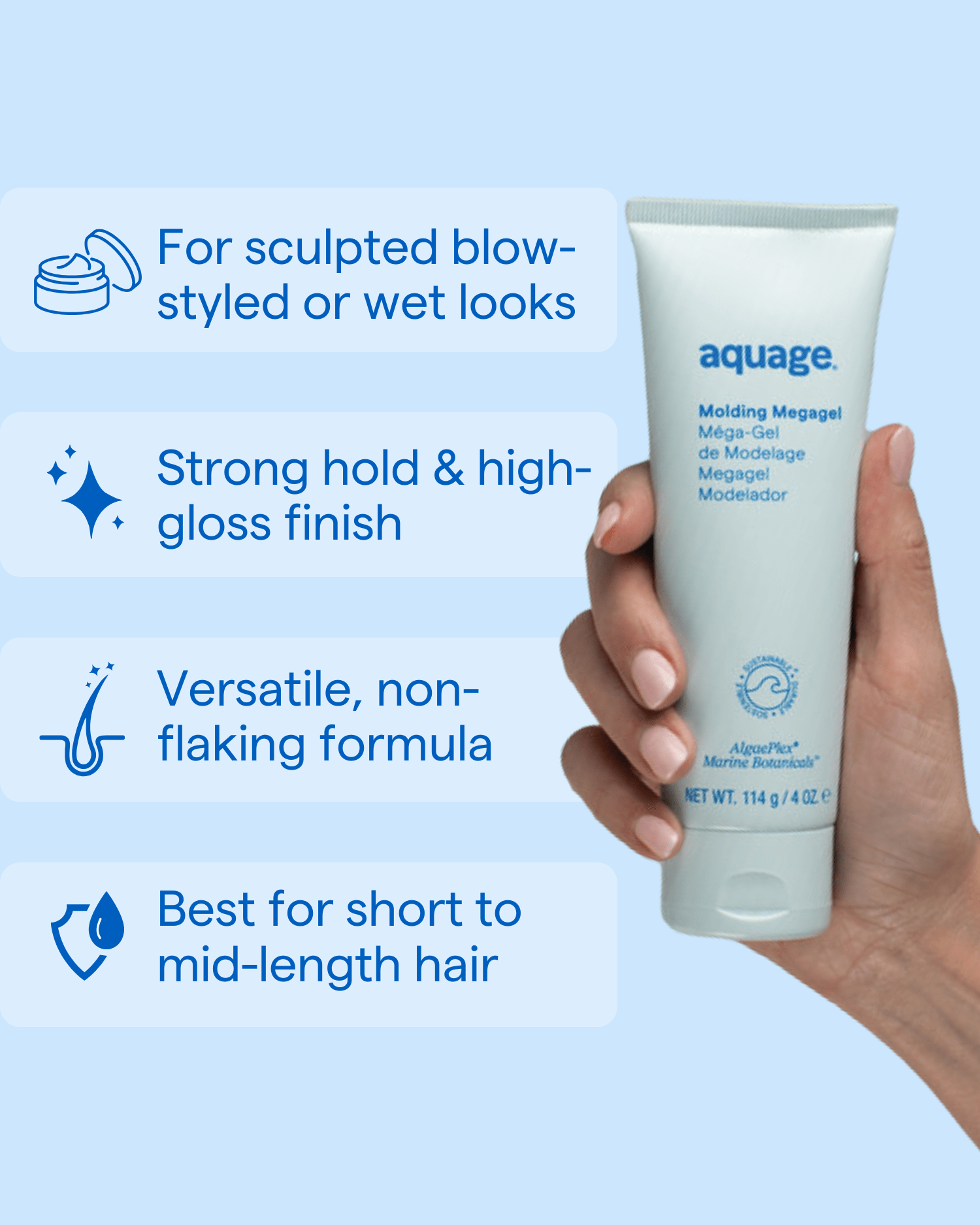 Aquage Hair Care Molding Megagel