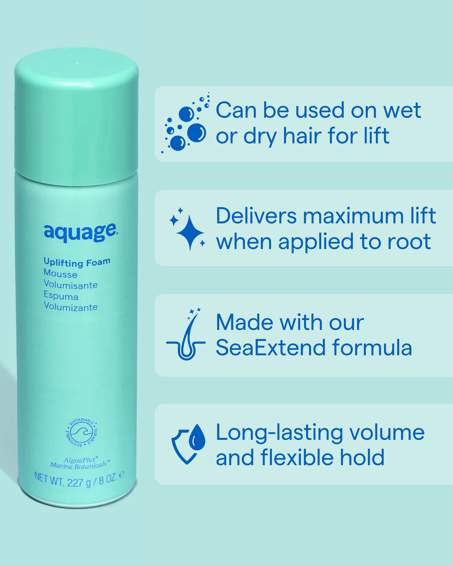 Aquage Hair Hair Foam Uplifting Foam