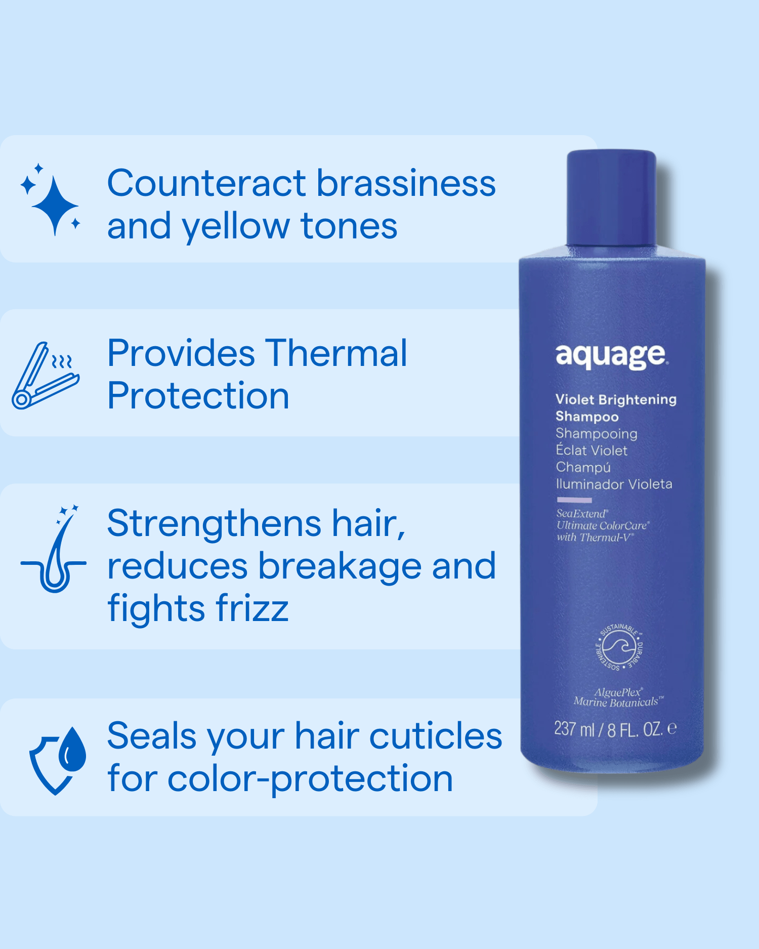 Aquage Shampoo Violet Brightening Shampoo