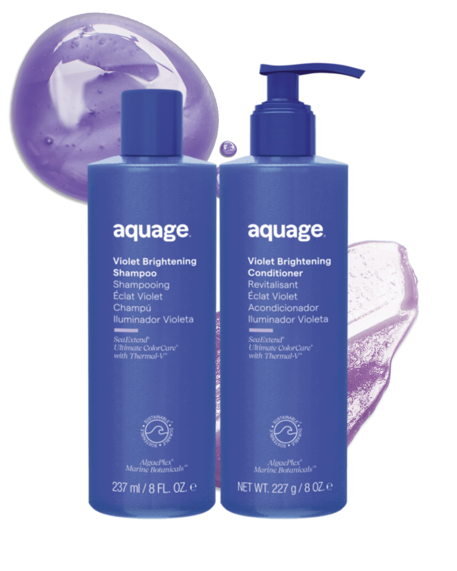 Aquage Hair Violet Brightening Conditioner - Liter