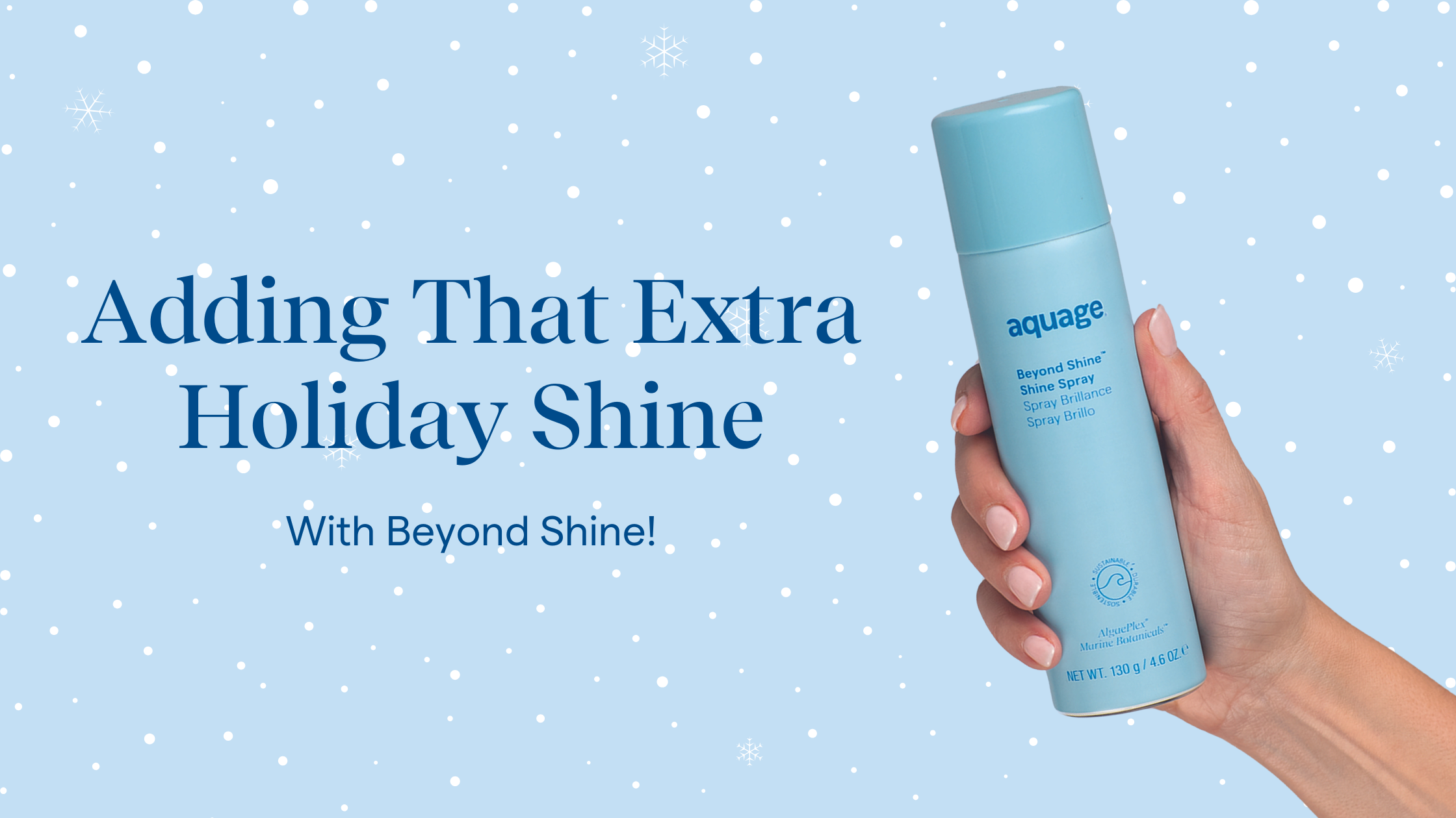 May your hair shine bright this holiday season!