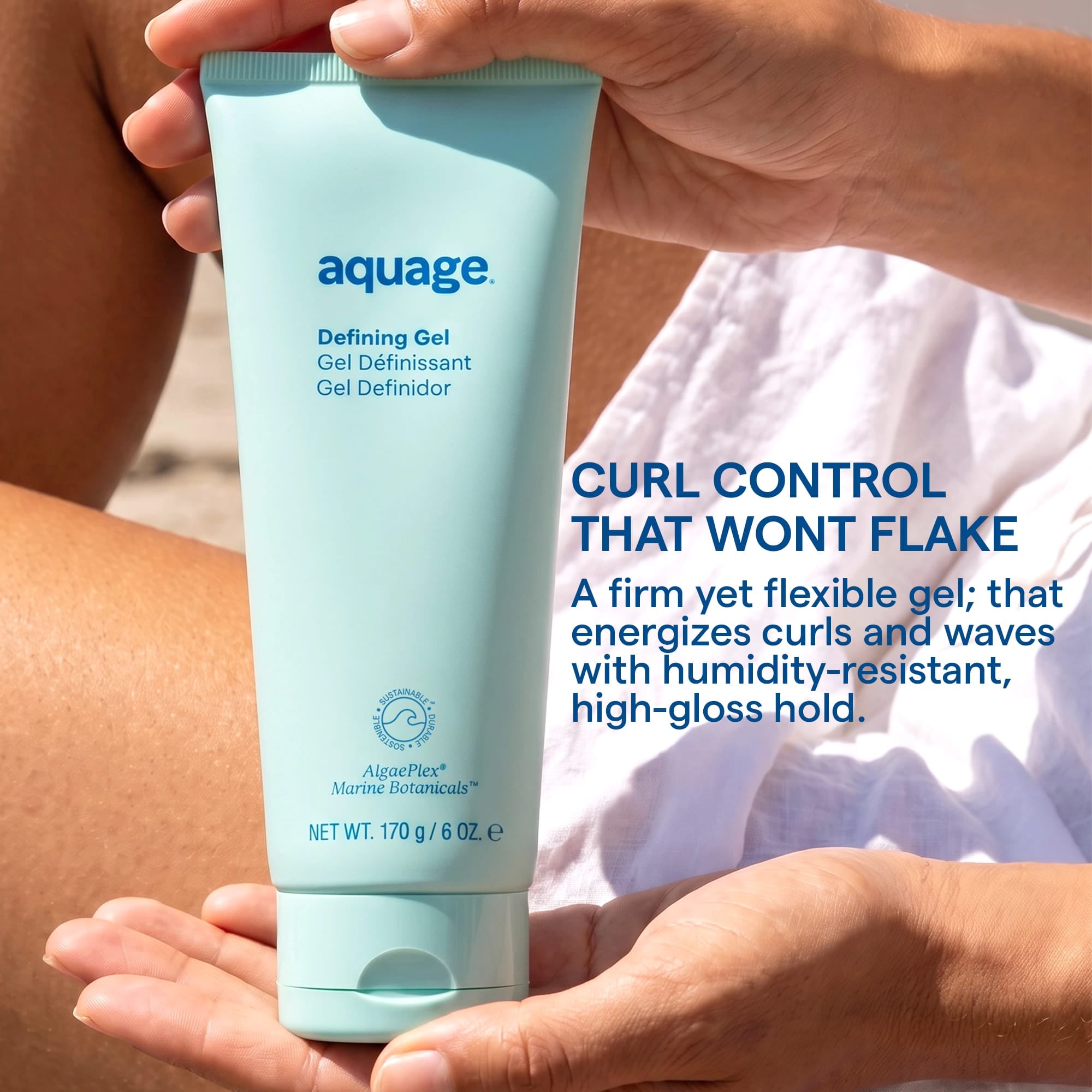 Defining Gel for Curly & Wavy Hair | Aquage