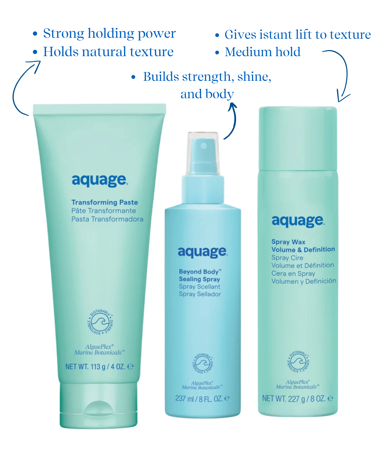 Aquage Styling Ultimate Volume + Texture Kit