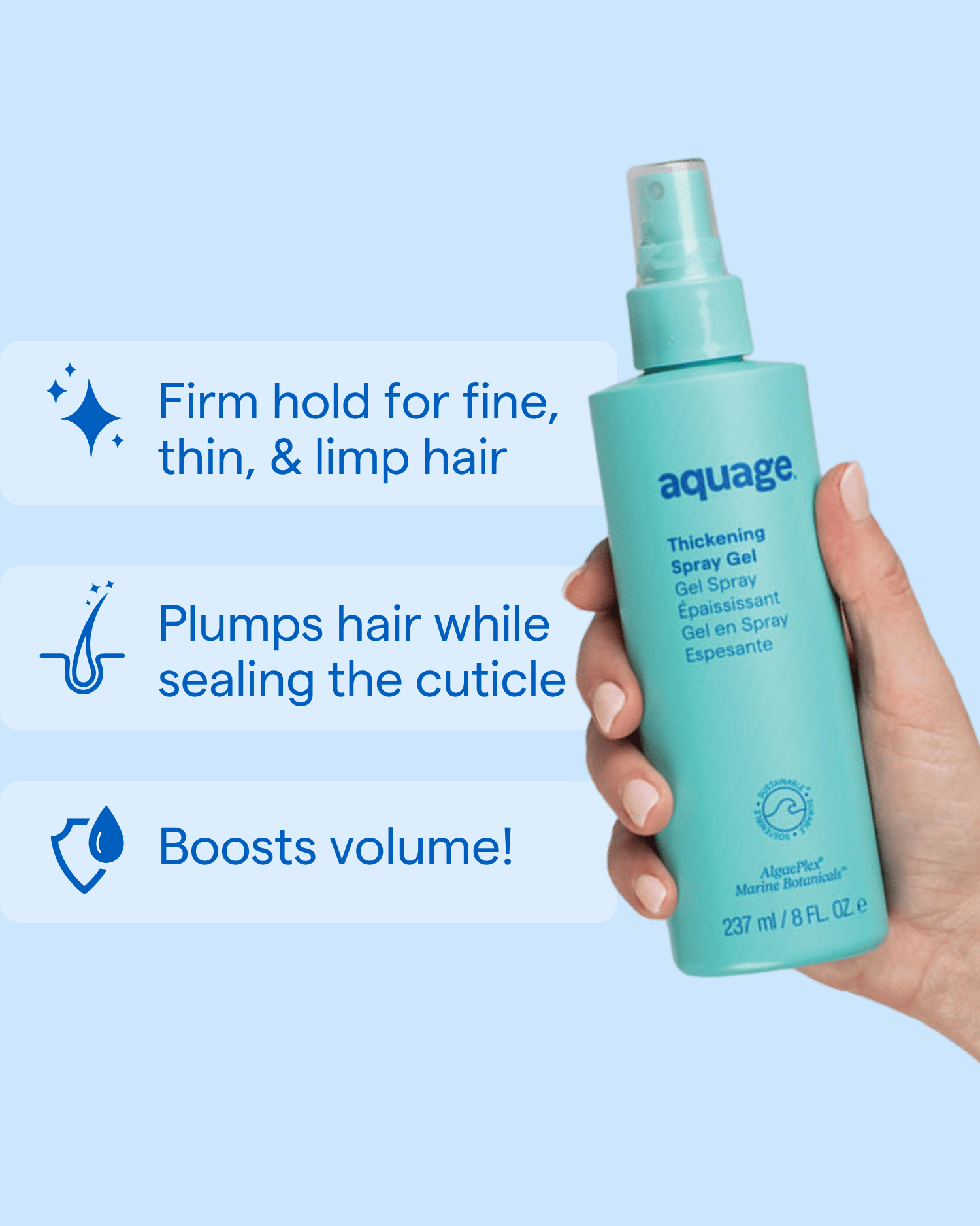 Thickening Spray Gel