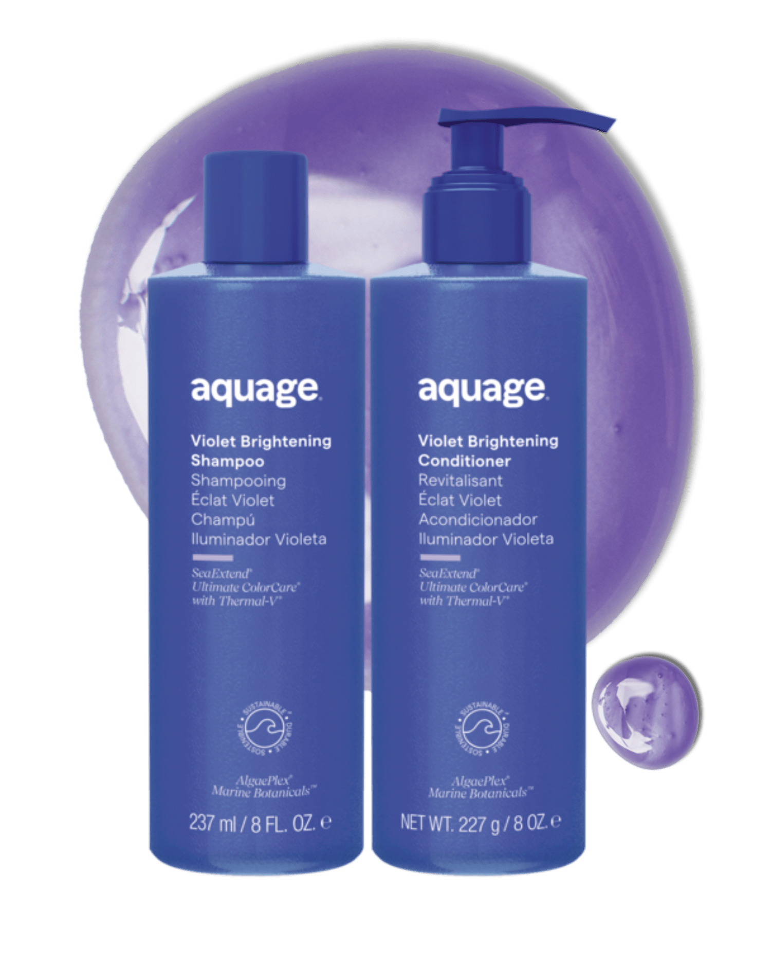Aquage Violet Brightening Shampoo - Liter